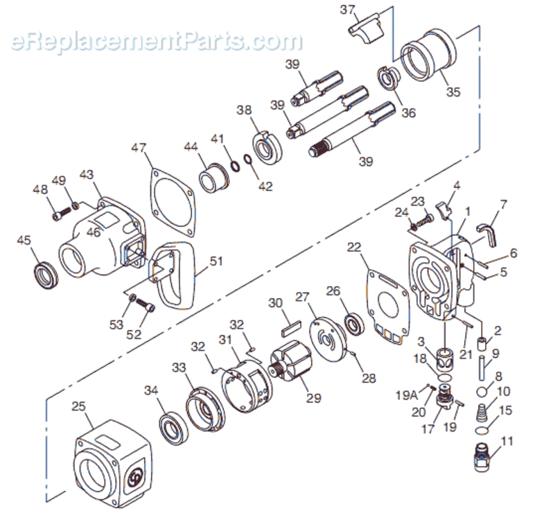 Page A Diagram and Parts List for CP7778SP-6 8941077781 Chicago Pneumatic Wrench